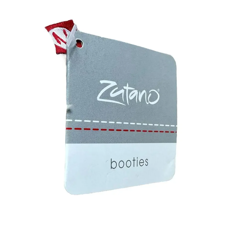 ZUTANO Mocha Heather Cozie Cozy Fleece Fur Lined Booties‎ 3M NWT Brown Tan